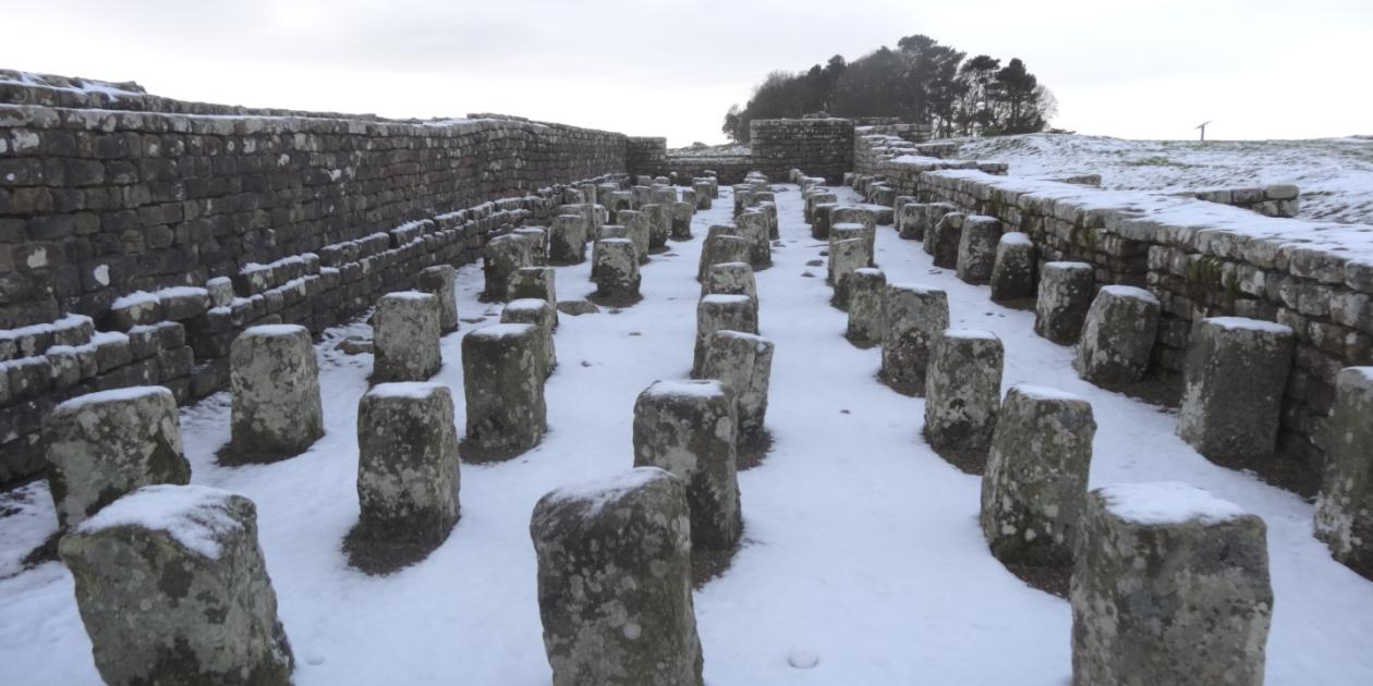 Roman remains on Hadrian's Cycleway